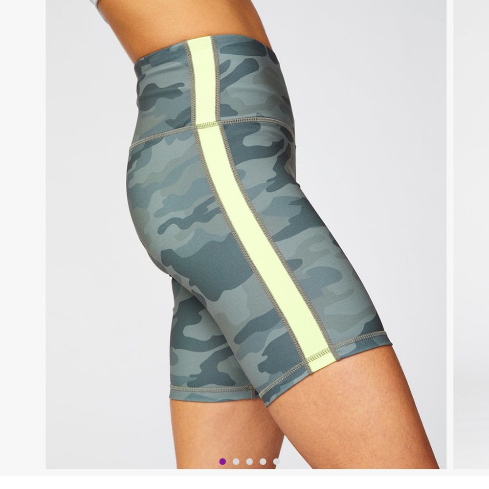 8” Camouflage Biker Shorts